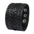 schwarzes rohleder armband herren manschette breitarmband uniqal sale